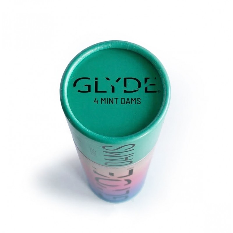 Латексні серветки Oral Dams GLYDE Green Mint 4 шт