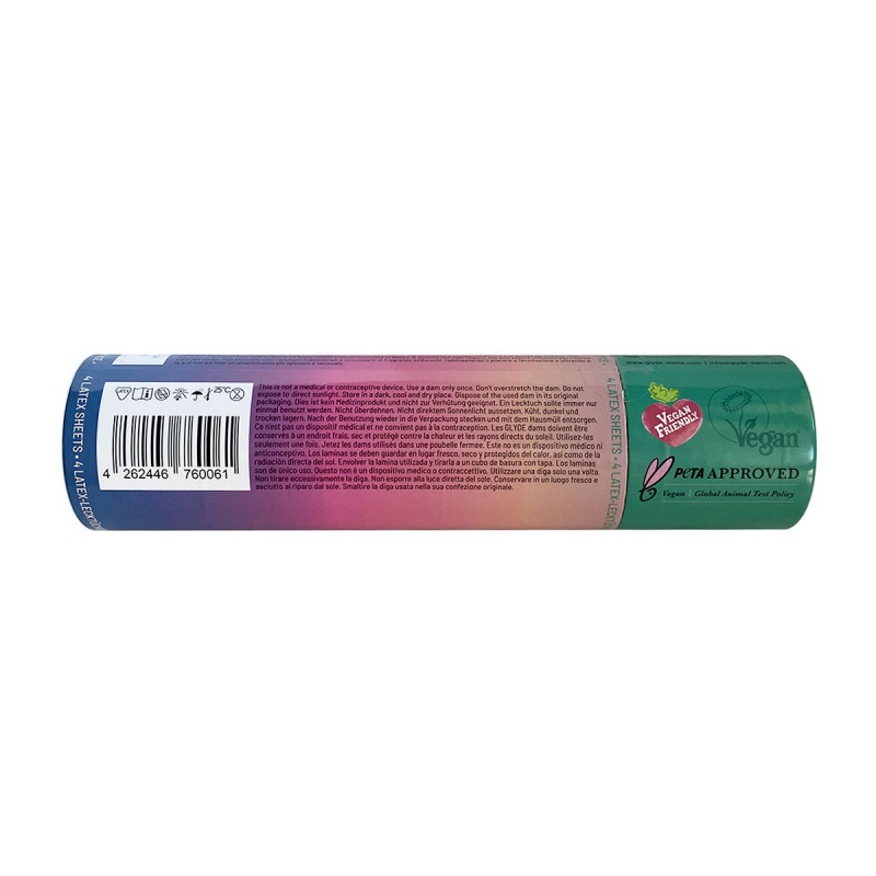 Латексні серветки Oral Dams GLYDE Green Mint 4 шт