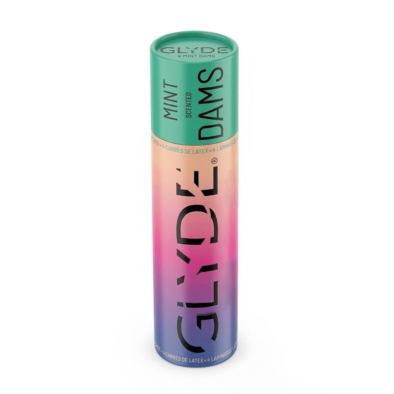 Латексні серветки Oral Dams GLYDE Green Mint 4 шт