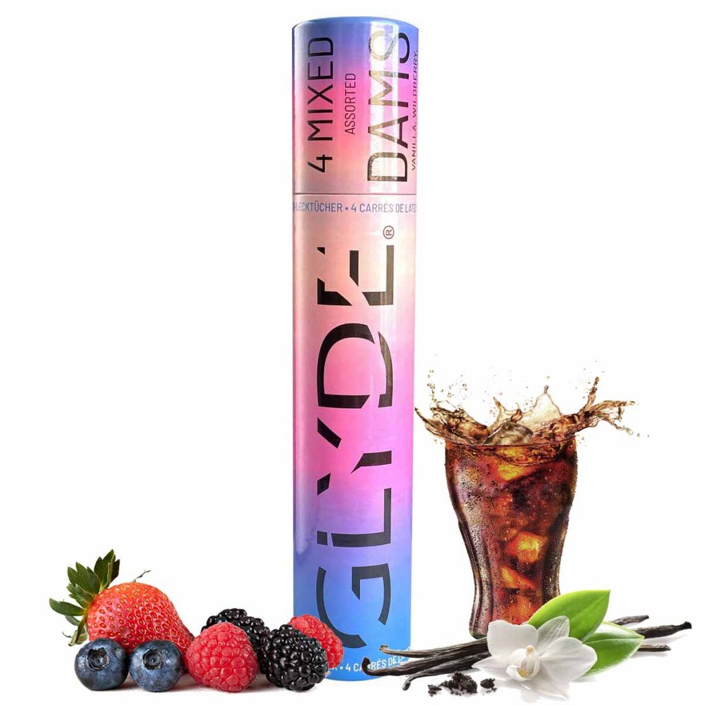 Латексні серветки Oral Dam Glyde 4шт мікс (туба)