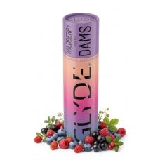Латексні серветки (Oral Dams) GLYDE Purple Wildberry ягідний смак 4шт