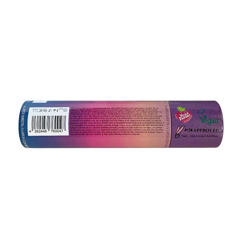 Латексні серветки (Oral Dams) GLYDE Purple Wildberry ягідний смак 4 шт