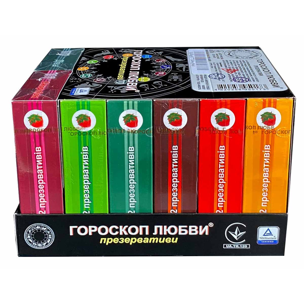 Блок презервативів Гороскоп любові 144шт