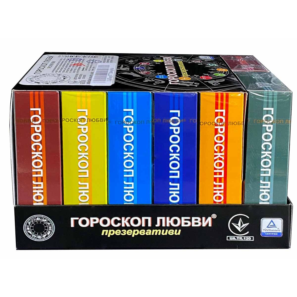 Блок презервативів Гороскоп любові 144шт