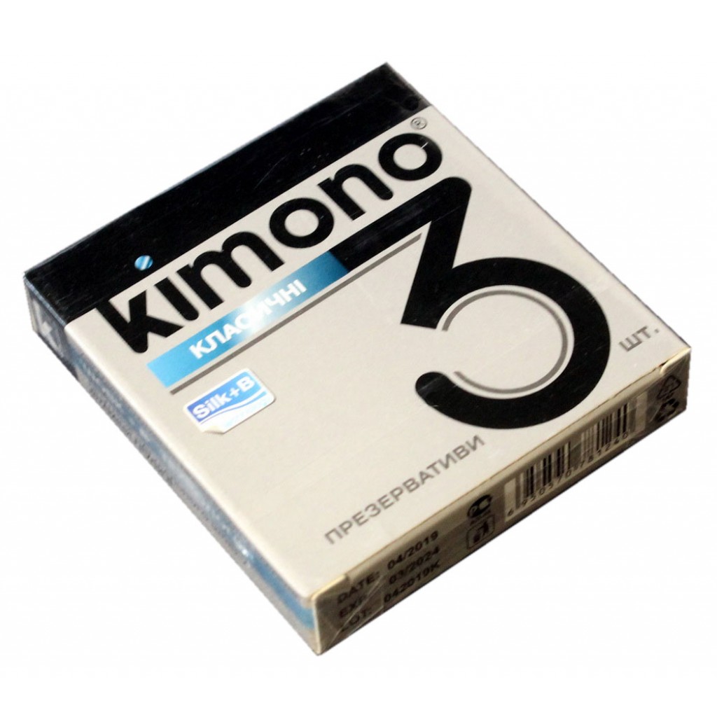 Презервативи Kimono 3шт класичні