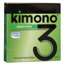 Презервативы Kimono 3шт Контурные