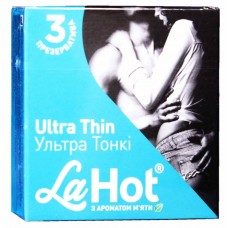 Презервативи LaHot 3шт Ultra Thіn Ультратонкі