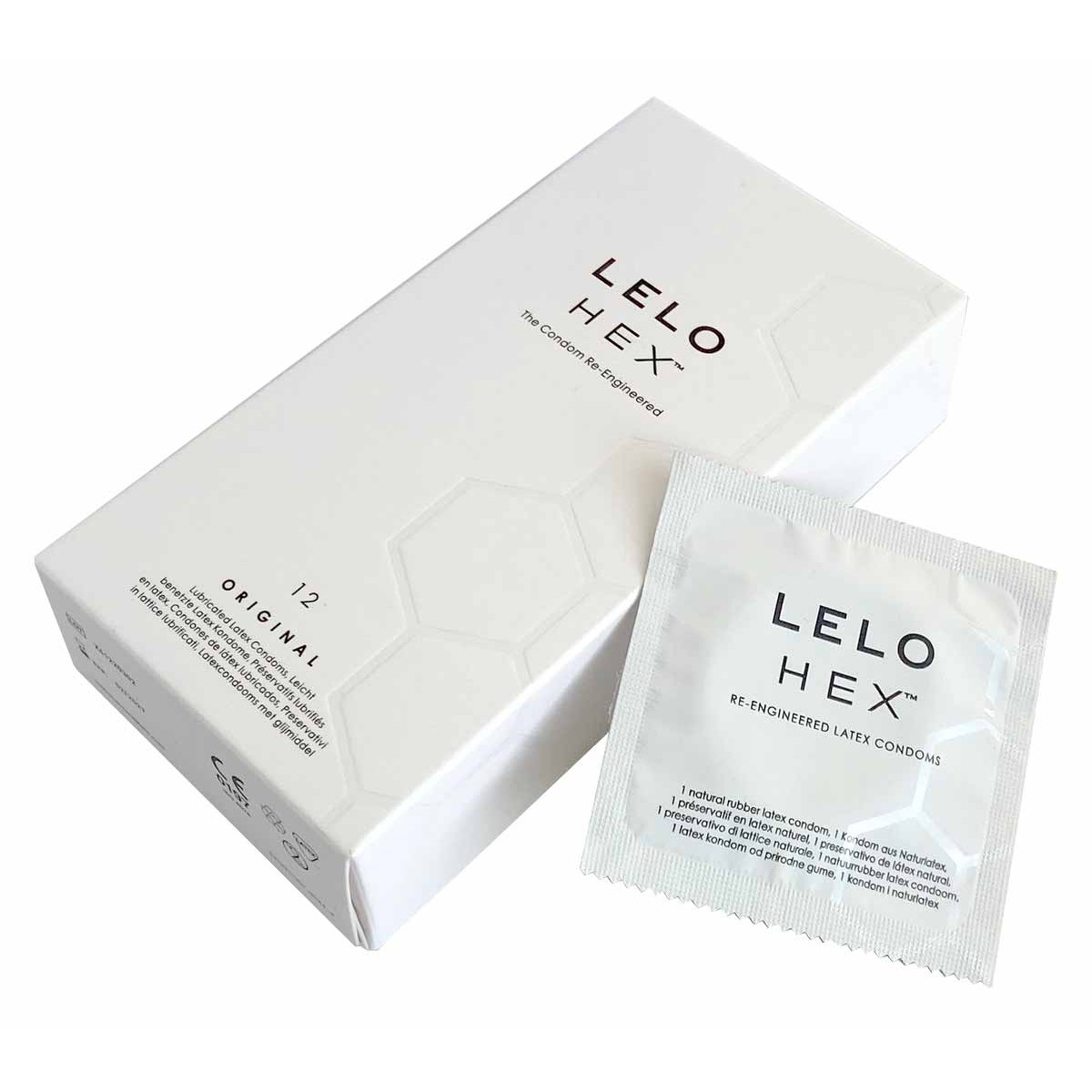 Сверхновые презервативы Lelo HEX Original 12шт