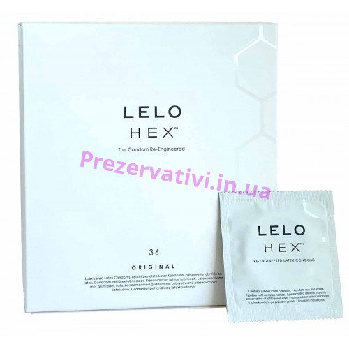 Сверхновые презервативы Lelo HEX Original 36шт - Фото№1