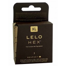 Надсучасні презервативи Lelo HEX Respect XL 3шт великого розміру