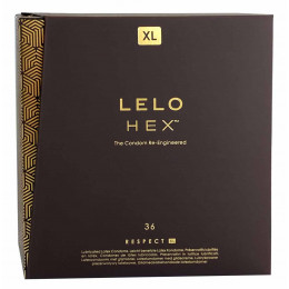 Сверхновые презервативы Lelo HEX Respect XL 36шт увеличенного размера