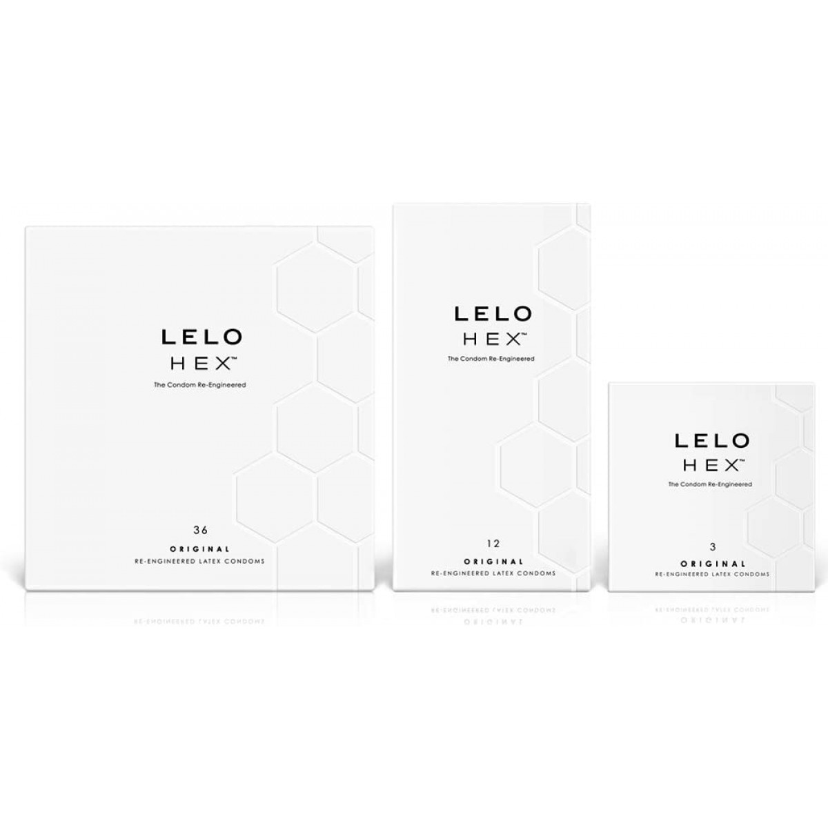 Сверхновые презервативы Lelo HEX Original 12шт