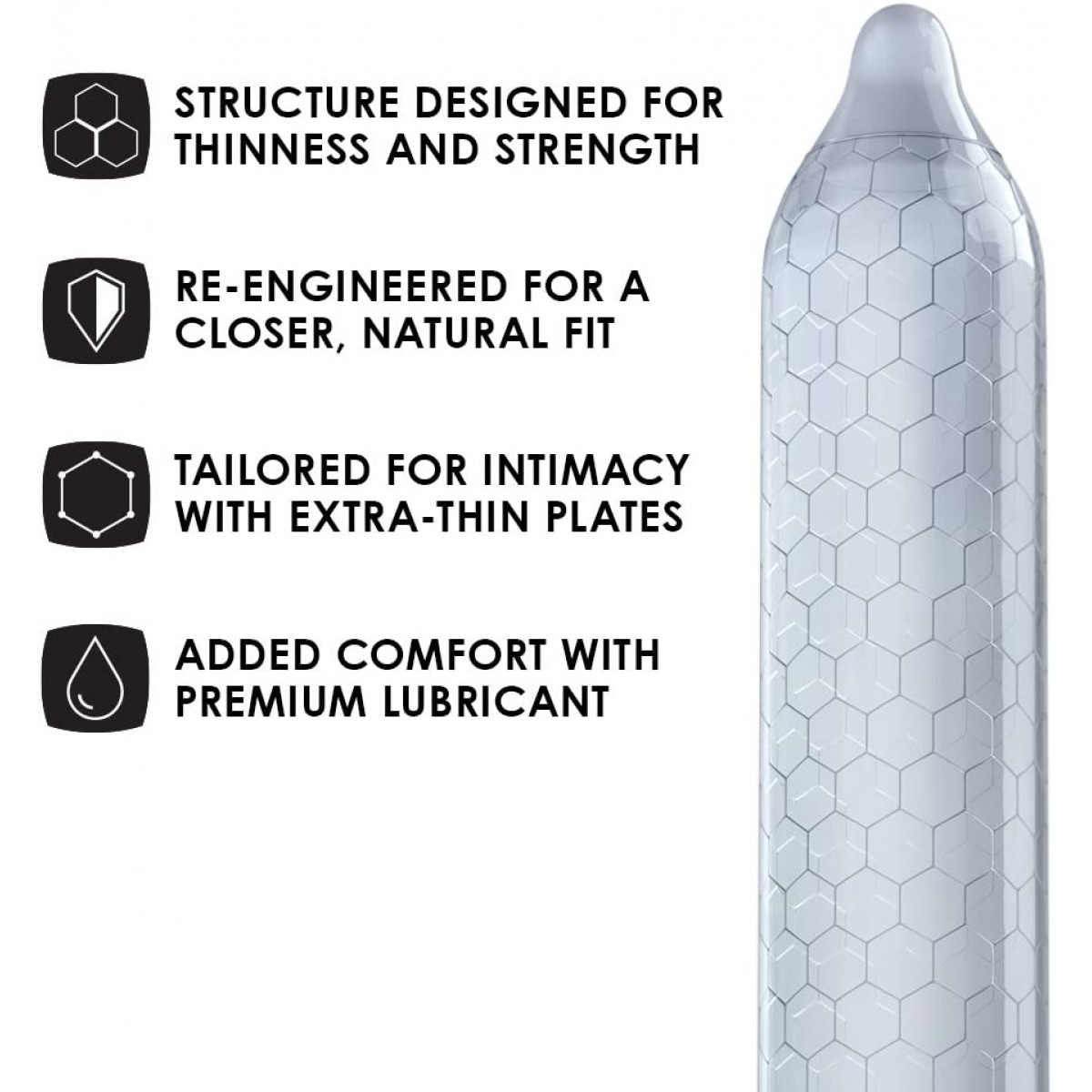 Сверхновые презервативы Lelo HEX Original 12шт