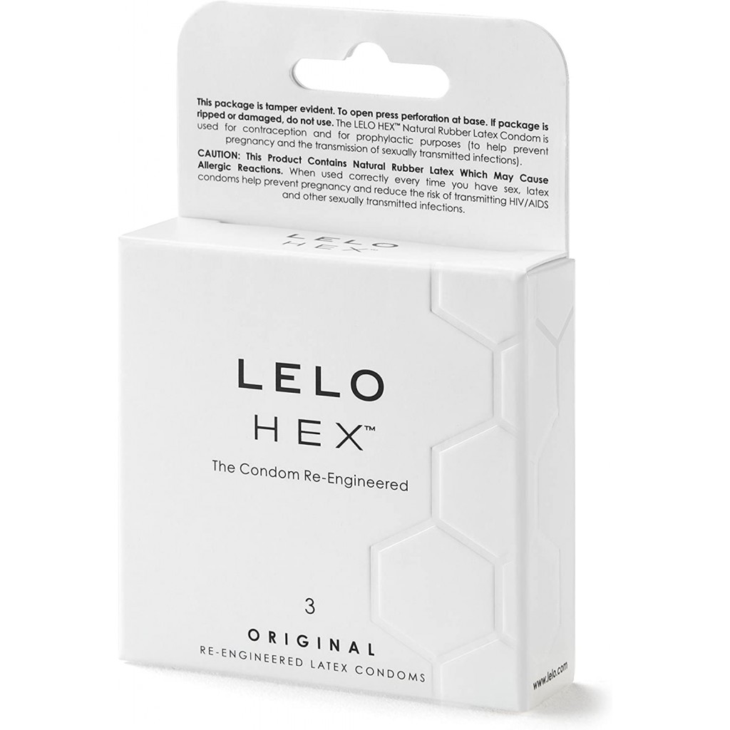 Надсучасні презервативи Lelo HEX Original 3 шт
