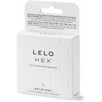 Сверхновые презервативы Lelo HEX Original 3шт - Фото№6