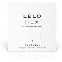 Сверхновые презервативы Lelo HEX Original 3шт - Фото№7