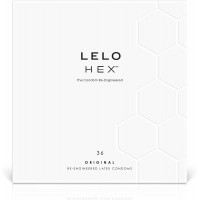 Сверхновые презервативы Lelo HEX Original 36шт - Фото№6