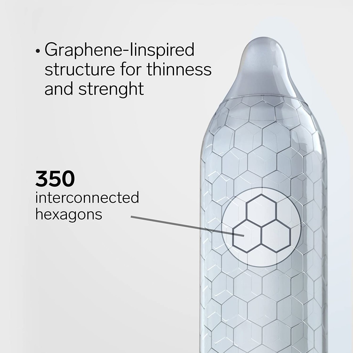 Сверхновые презервативы Lelo HEX Respect XL 3шт увеличенного размера