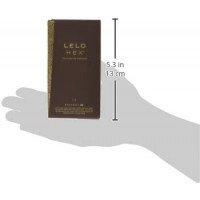 Сверхновые презервативы Lelo HEX Respect XL 12шт увеличенного размера - Фото№7