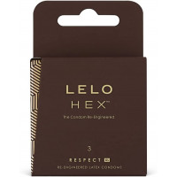Сверхновые презервативы Lelo HEX Respect XL 3шт увеличенного размера - Фото№5