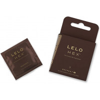 Сверхновые презервативы Lelo HEX Respect XL 3шт увеличенного размера - Фото№6