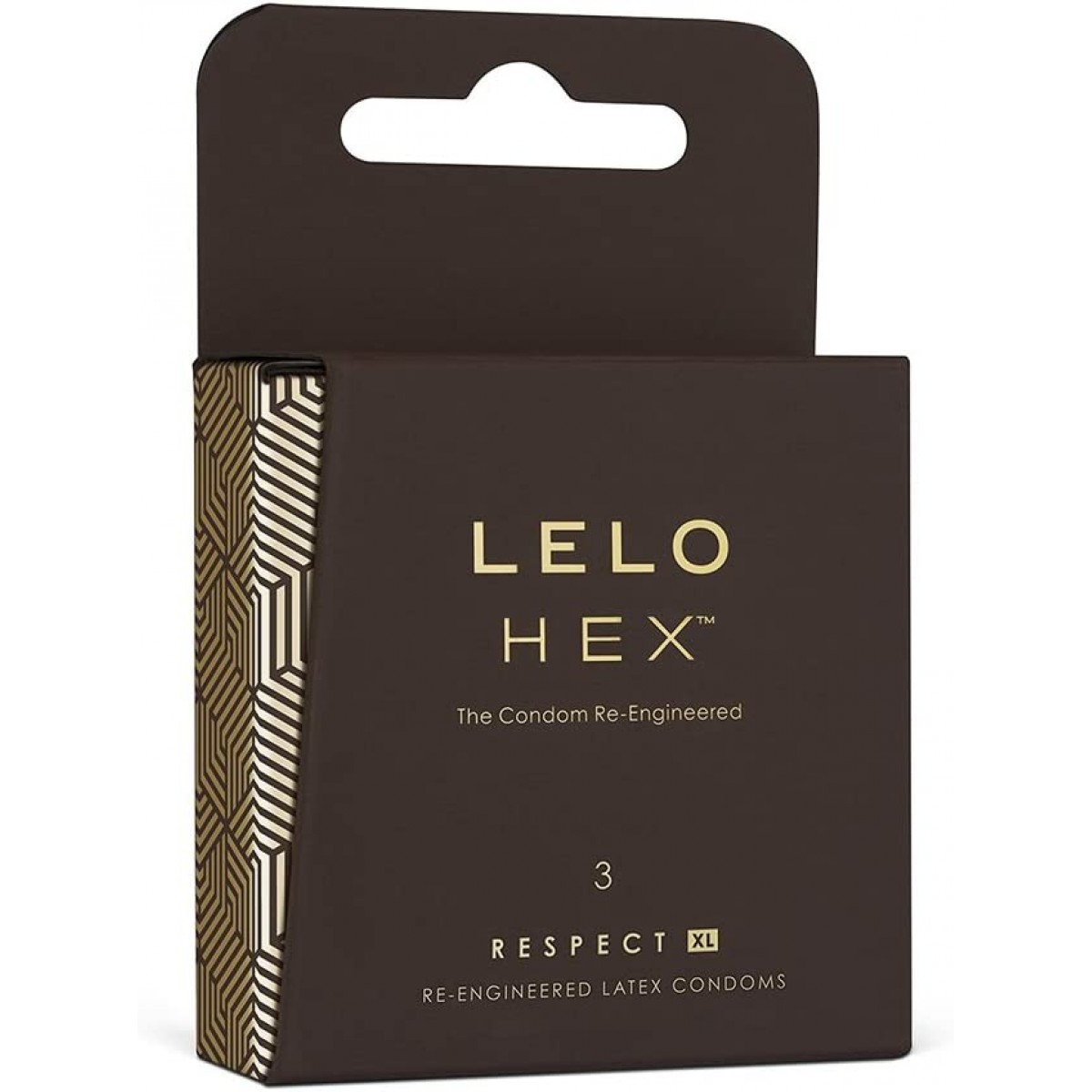 Сверхновые презервативы Lelo HEX Respect XL 3шт увеличенного размера