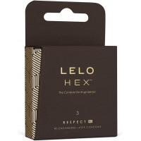Сверхновые презервативы Lelo HEX Respect XL 3шт увеличенного размера - Фото№8