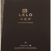 Сверхновые презервативы Lelo HEX Respect XL 36шт увеличенного размера - Фото№4