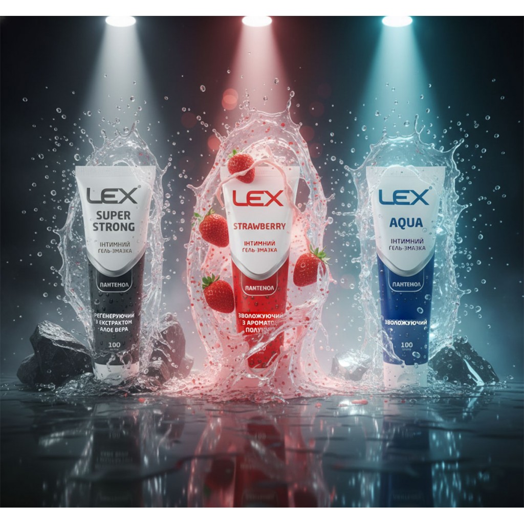 Комплект гелів LEX 3шт по 100мл (всі три види)
