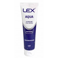 Гель-змазка Lex AQUA 100мл пантенол, зволожуюча