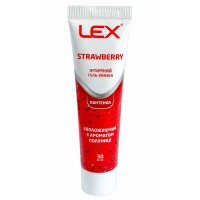 Гель-смазка Lex Strawberry 30мл пантенол клубника