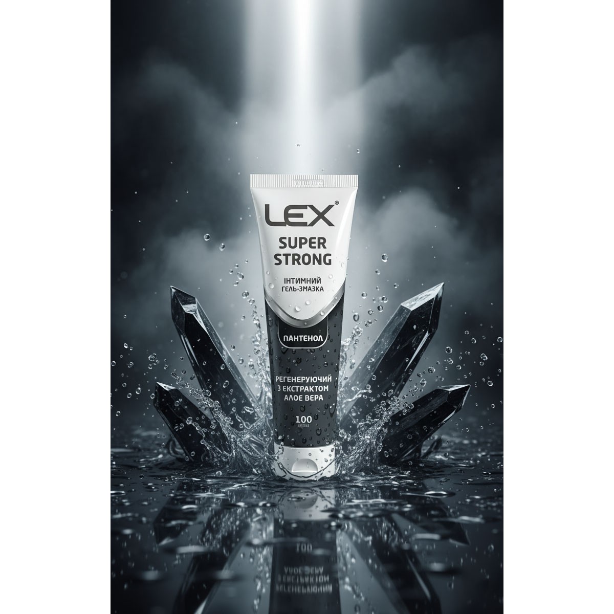 Гель-смазка Lex Super Strong 100мл пантенол, алоэ вера