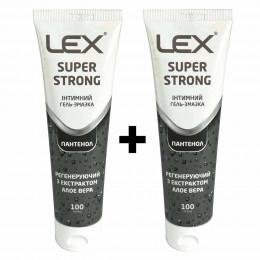 Гель-смазка Lex Super Strong 100мл пантенол, алоэ вера 2шт