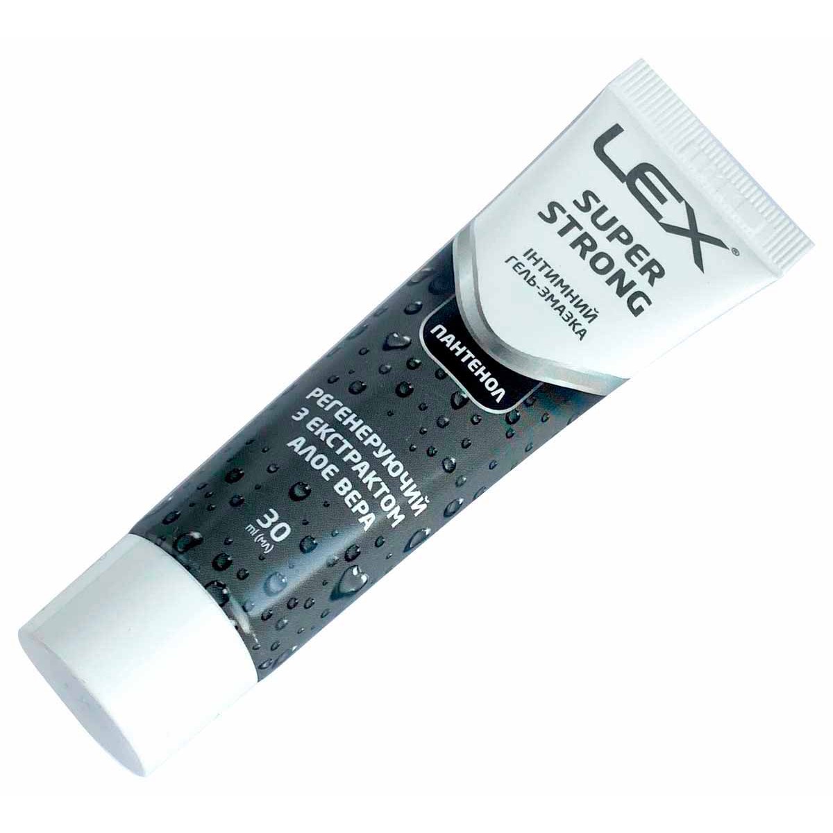 Гель-смазка Lex Super Strong 30мл пантенол, алоэ вера