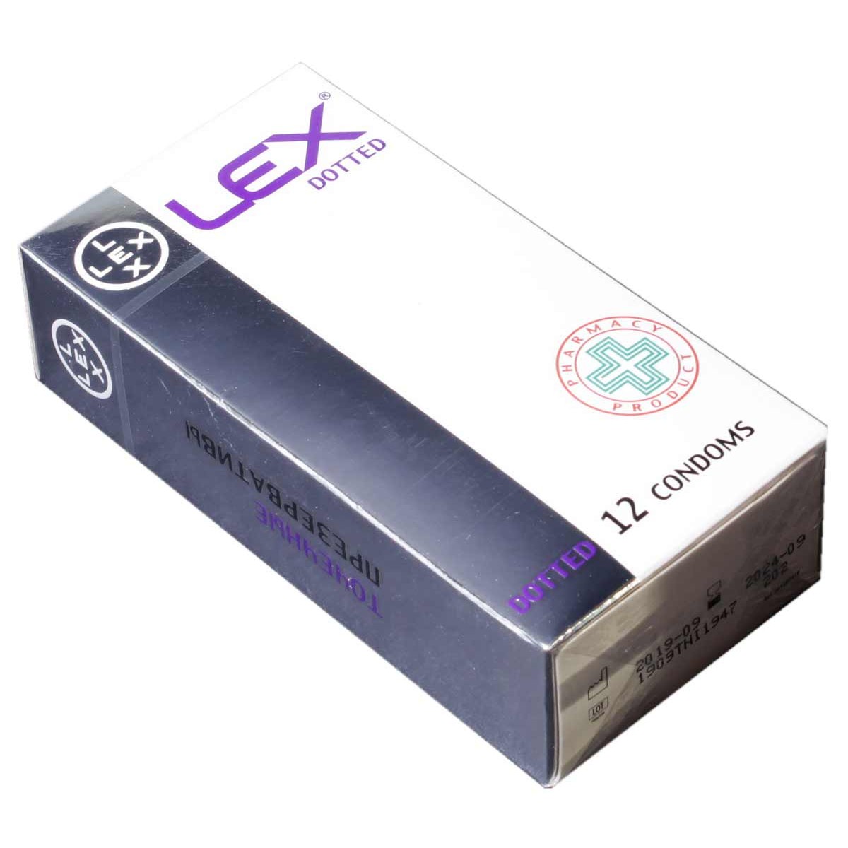 Презервативи LEX D otted з точковою структурою 12шт