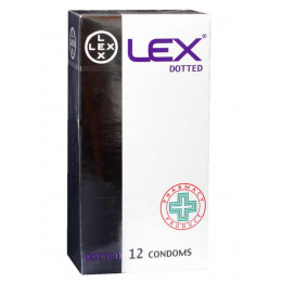 Презервативы LEX Dotted с точечной структурой №12