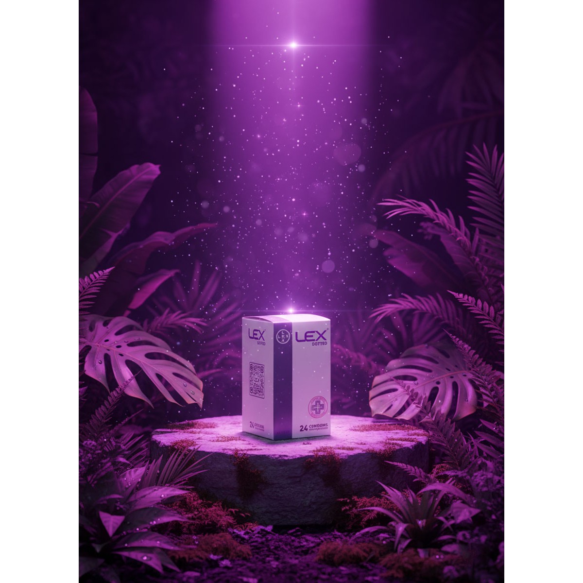 Презервативы LEX Dotted с точечной структурой 24шт