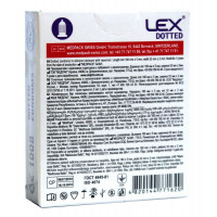 Презервативы LEX Dotted с точечной структурой 3шт - Фото№2