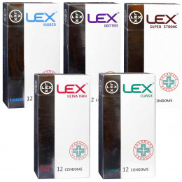 Ассорти комплект LEX 60шт (5 разных пачек по 12шт)