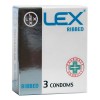 Презервативы LEX Ribbed с рёбрами 3шт
