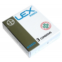 Презервативы LEX Ribbed с рёбрами №3 - Фото№4