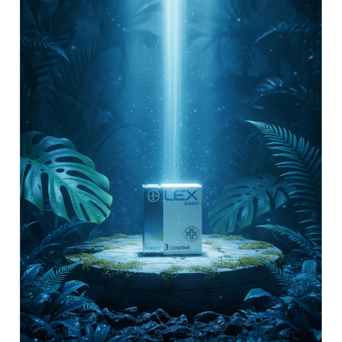 Презервативы LEX Ribbed с рёбрами 3шт