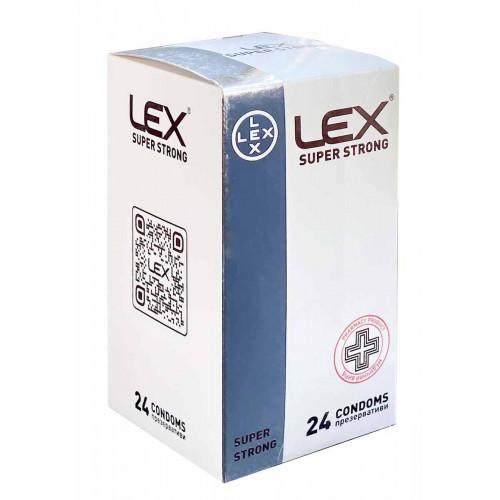 Презервативы LEX Super Strong cуперпрочные 24шт - Фото№1