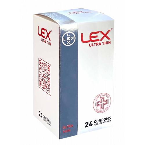 Презервативы LEX Ultra Thin ультратонкие 24шт - Фото№1