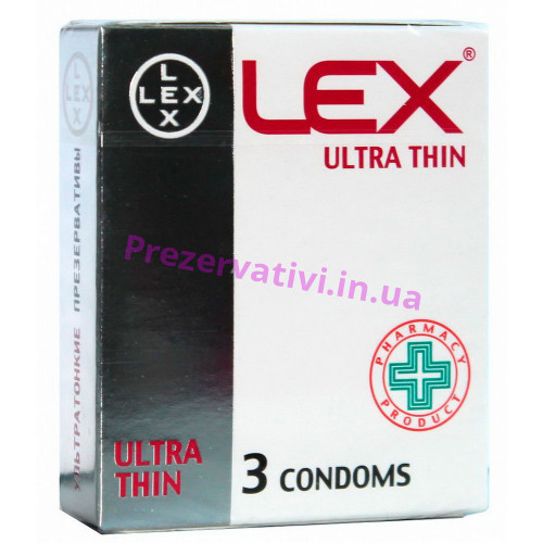 Презервативы LEX Ultra Thin ультратонкие 3шт - Фото№1