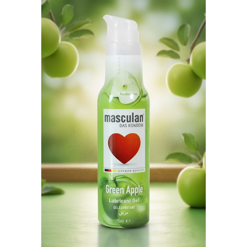 Лубрикант Masculan Green Apple 75мл з ароматом зеленого яблука