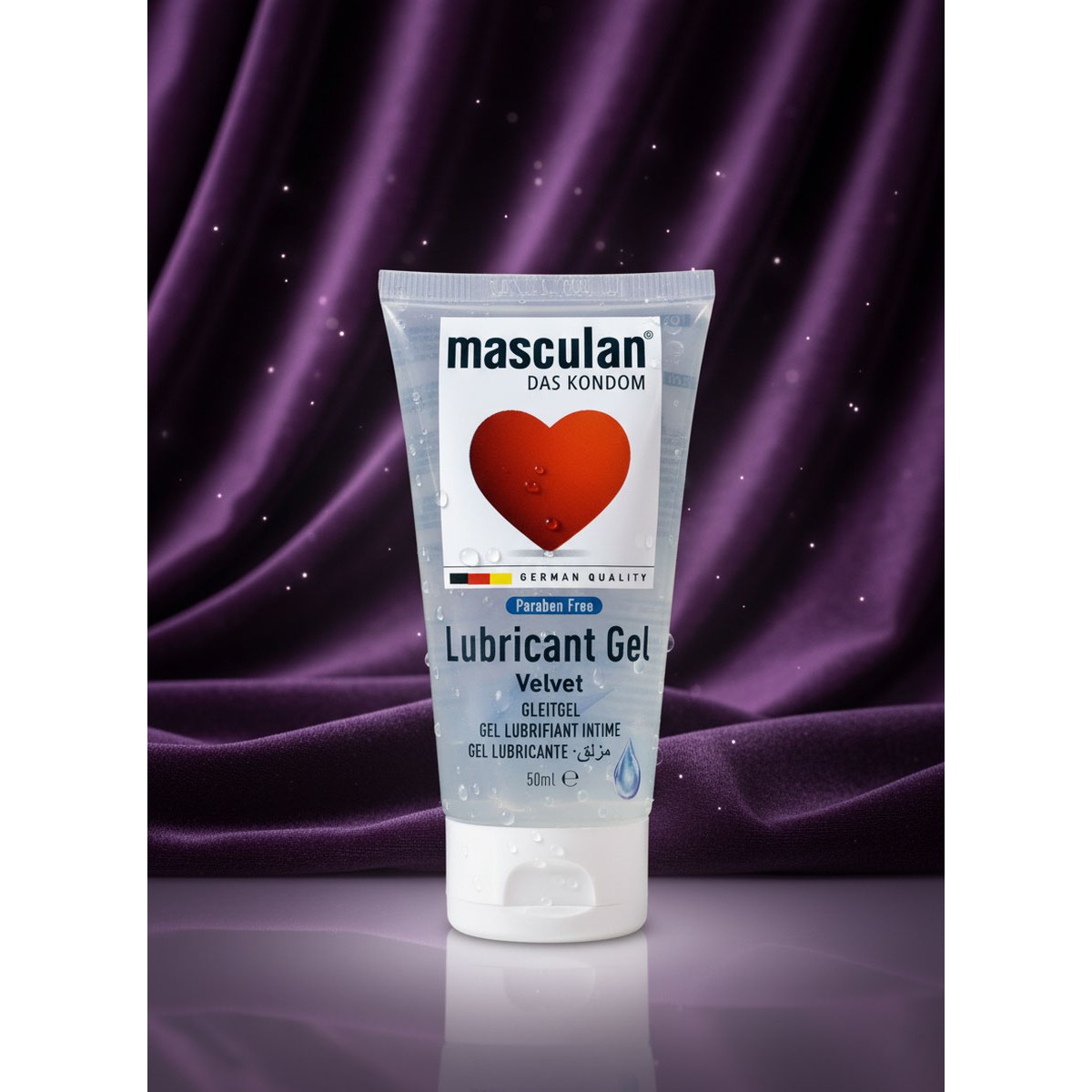 Лубрикант Masculan Velvet 50мл  – идеальный для нежного увлажнения