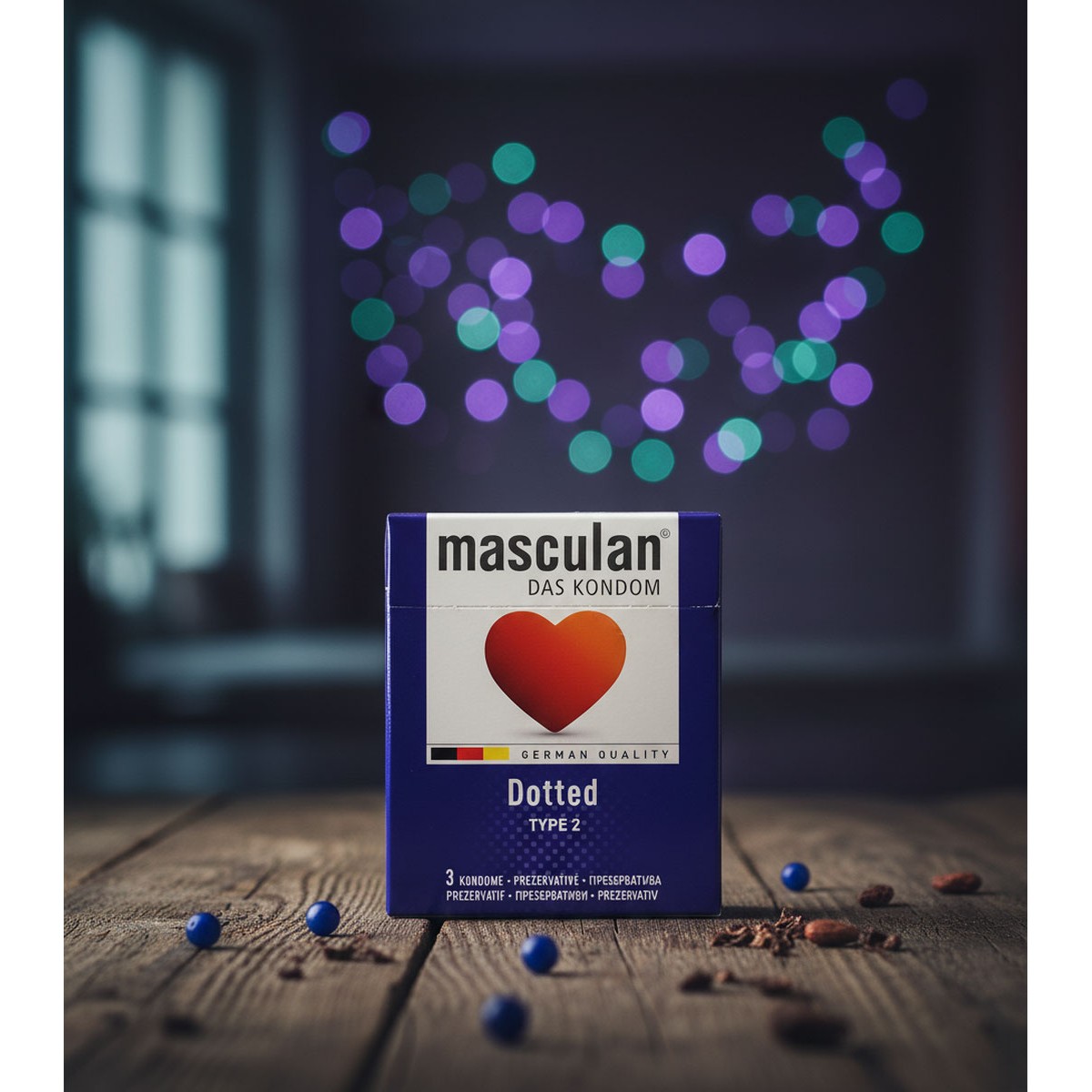 Презервативы Masculan Dotted 3шт