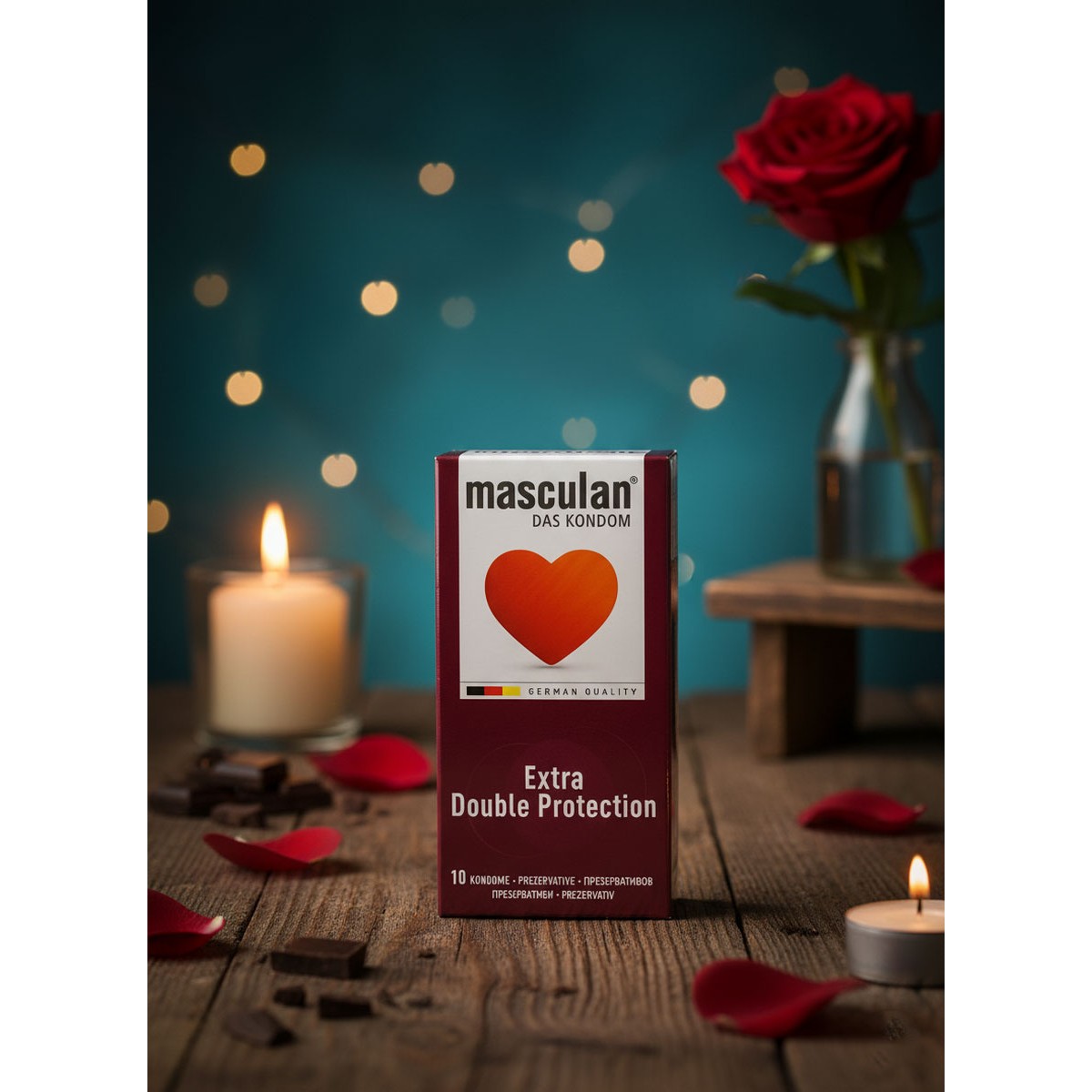 Презервативы Masculan Extra Double 10шт (Маскулан Экстра Дабл)