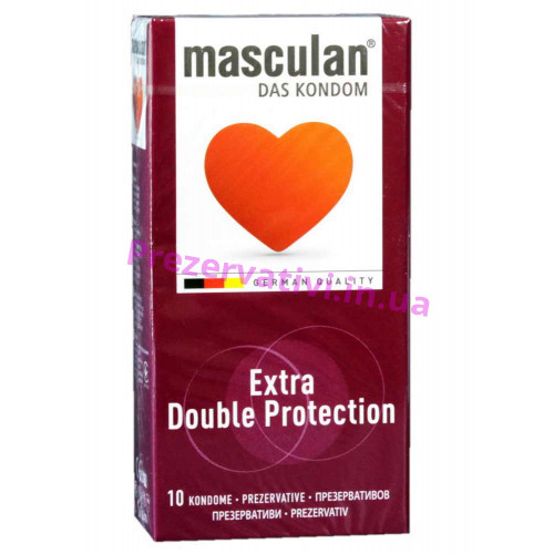 Презервативы Masculan Extra Double Protection 10шт - Фото№1